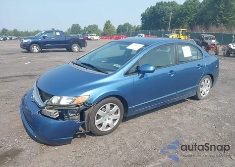 2008 Honda Civic Lx из США, поврежденный, VIN 1HGFA16528L046330